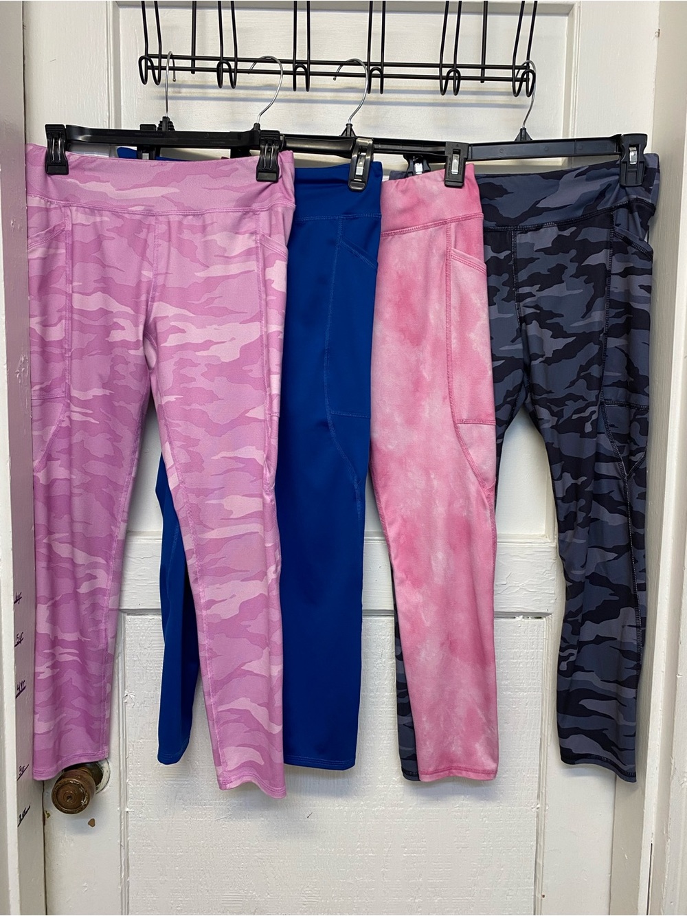 Athletic Works Active Girls Leggings  bundle of 4 leggings size Large